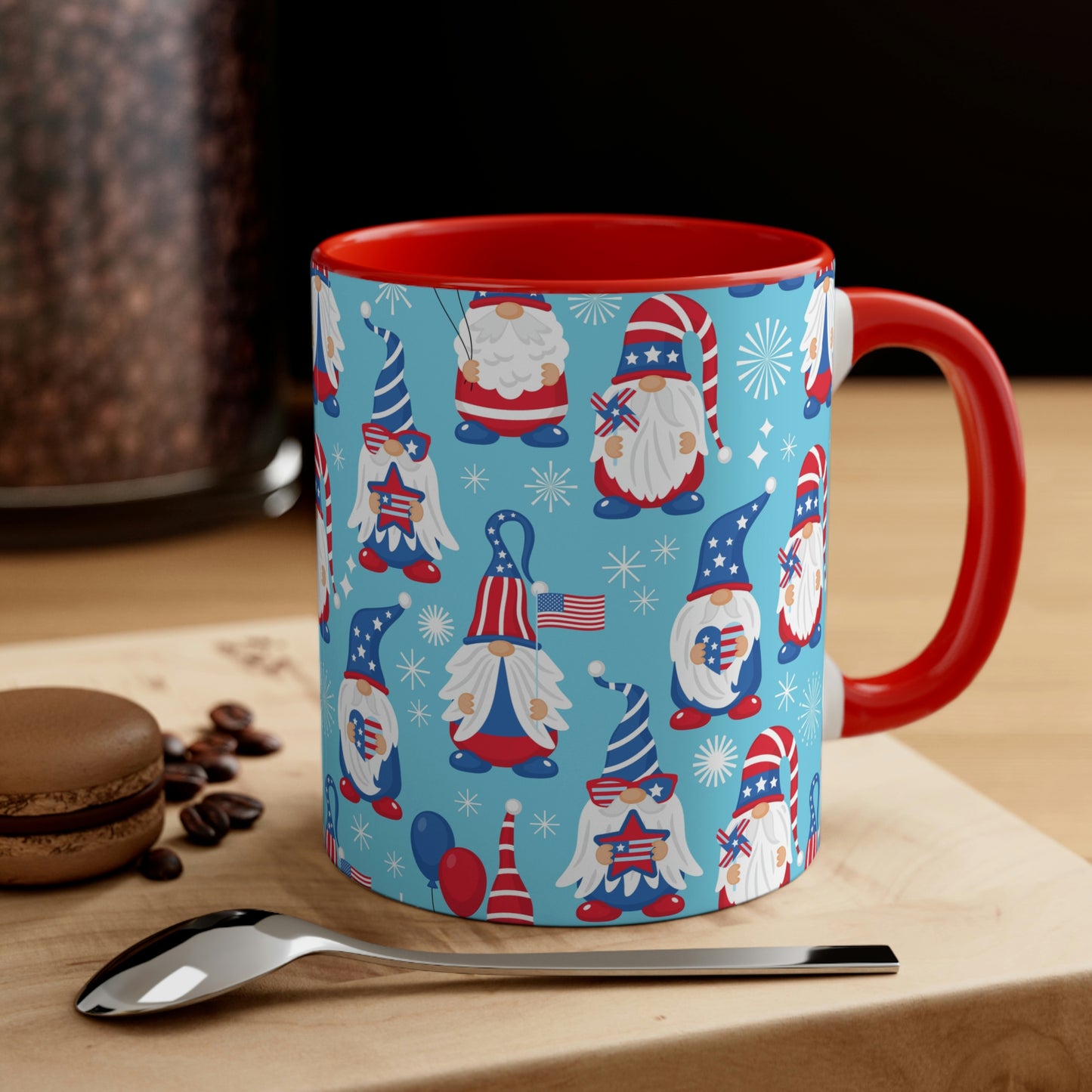 Patriotic Gnomes Coffee Mug, 11oz