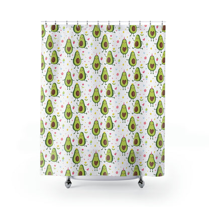 Kawaii Avocados Shower Curtain