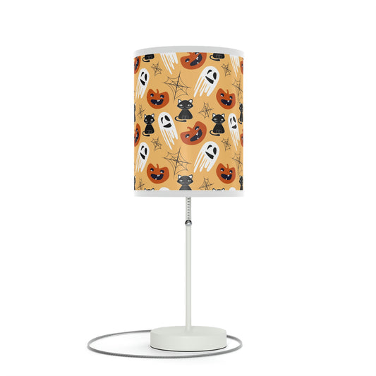 Halloween Cats and Ghosts Table Lamp