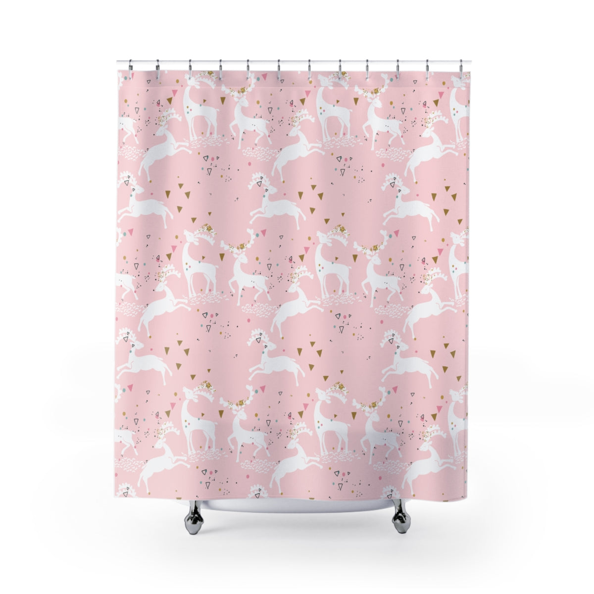 Magical Reindeers Shower Curtain