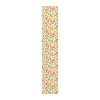 Easter Rabbits and Chickens Table Runner