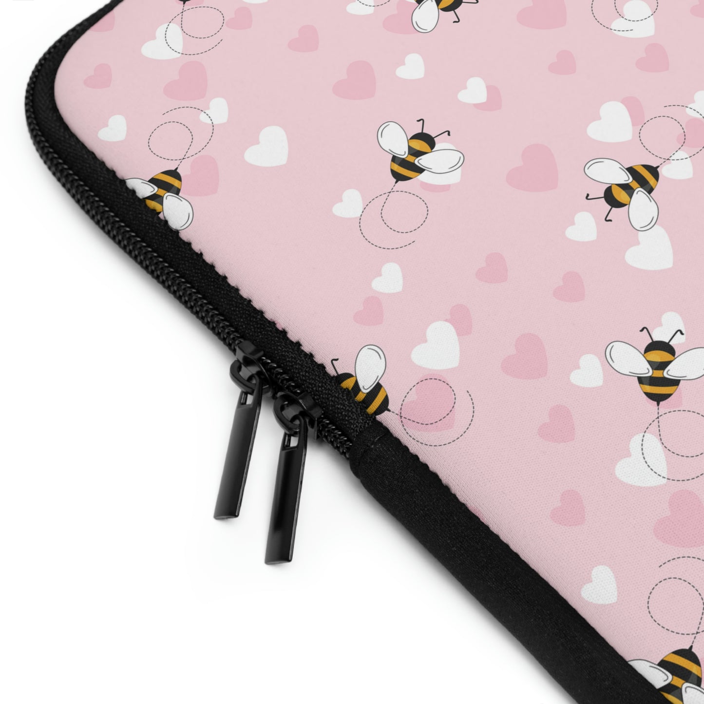 Honey Bee Hearts Laptop Sleeve