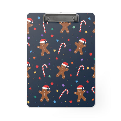 Gingerbread and Candy Canes Clipboard