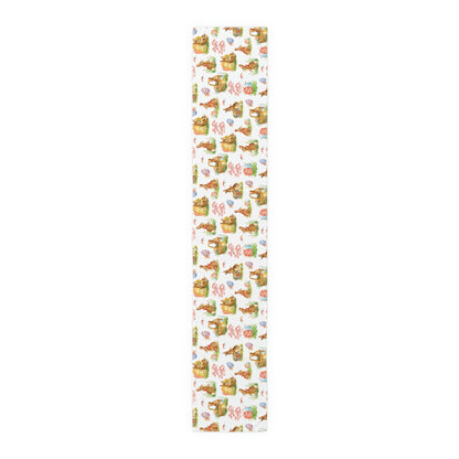 Easter Bunnies in Baskets Table Runner (Cotton, Poly)