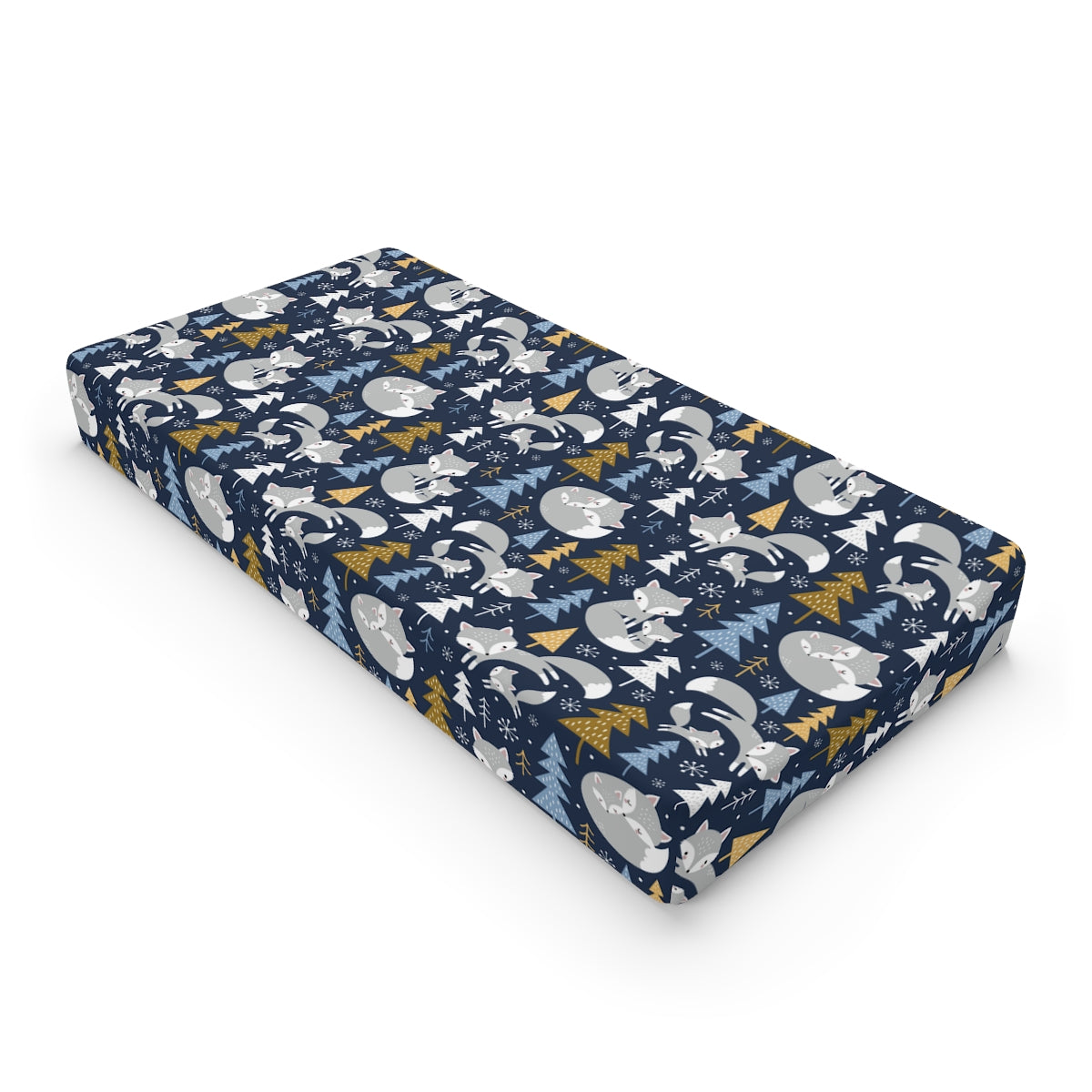Arctic Foxes Baby Changing Pad Cover