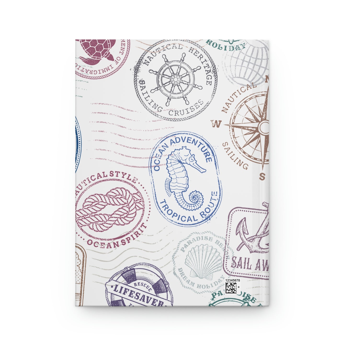 Vintage Nautical Objects Hardcover Journal Matte