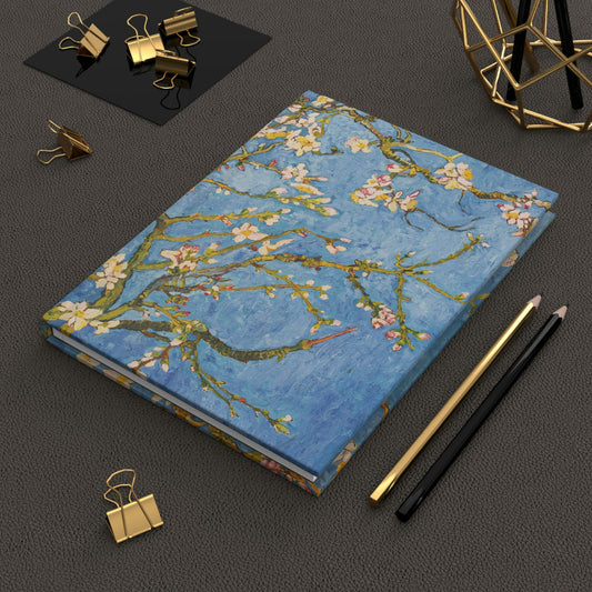 Van Gogh Blossoming Almond Tree Hardcover Journal Matte