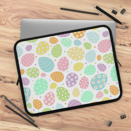 Colorful Easter Eggs Laptop Sleeve
