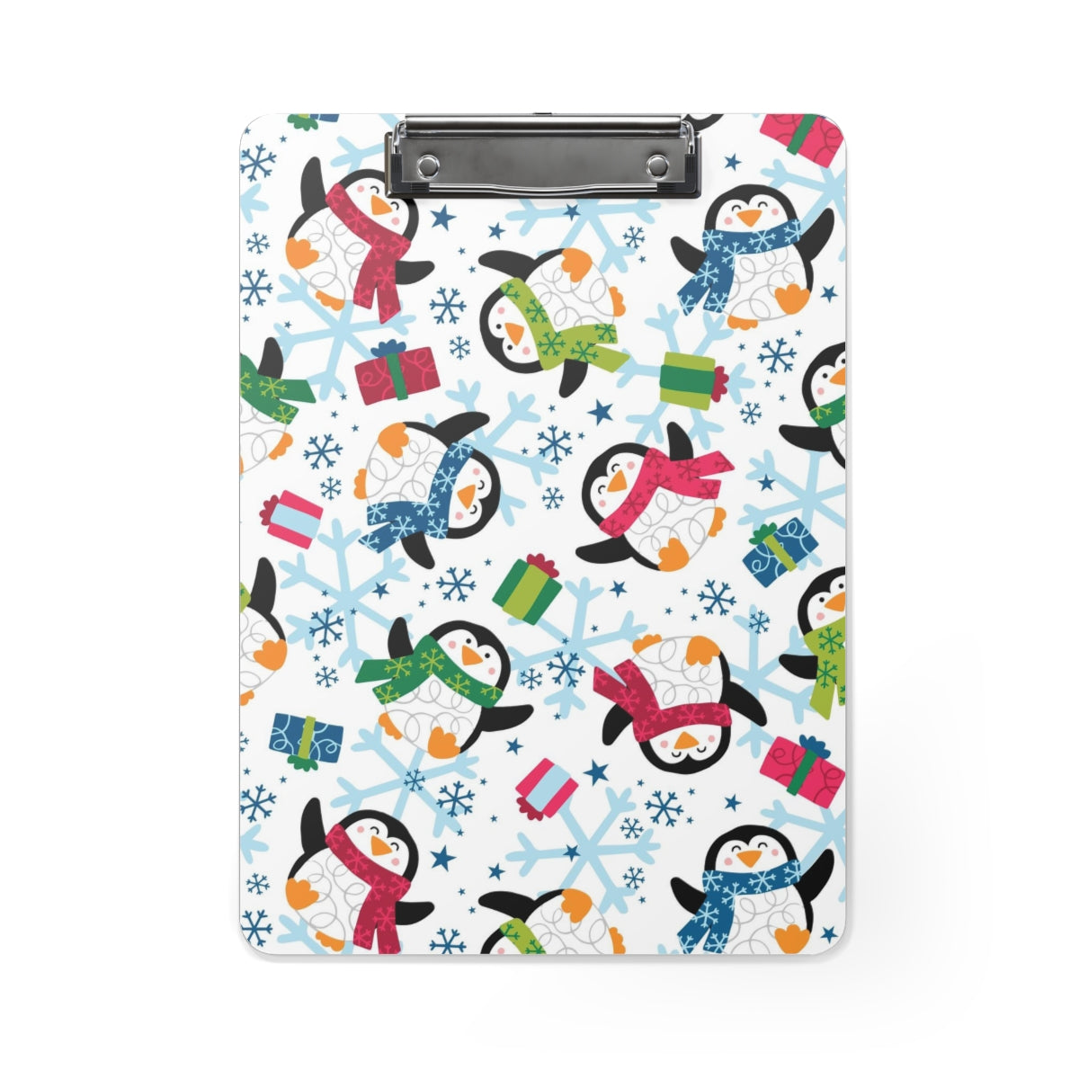 Penguins and Snowflakes Clipboard