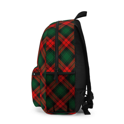 Red and Green Tartan Plaid Backpack