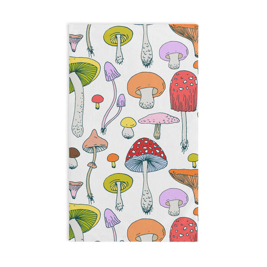 Forest Mushrooms Hand Towel