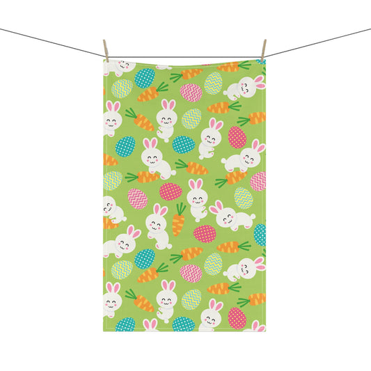 Bunnies and Eggs Kitchen Towel
