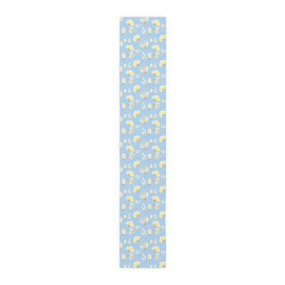 Yellow Flowers Table Runner (Cotton, Poly)