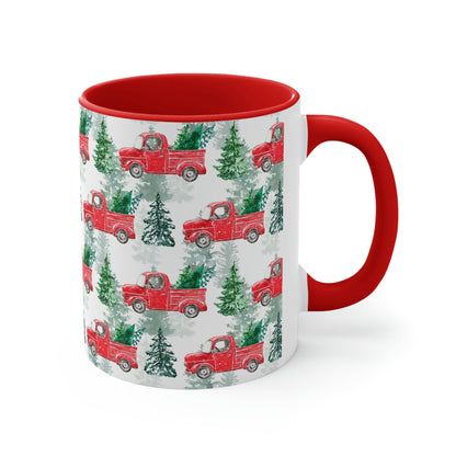 Christmas Tree Farm Accent Coffee Mug, 11oz