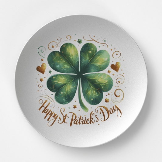 Happy St. Patrick's Day Plate