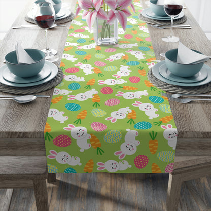 Bunnies and Eggs Table Runner