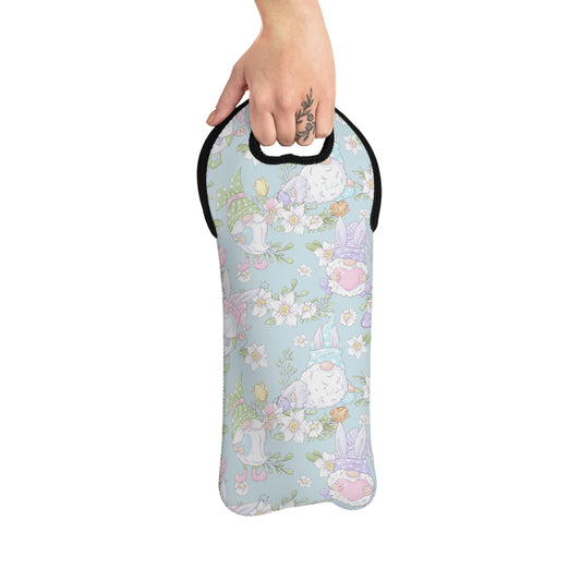 Easter Gnomes Wine Tote Bag