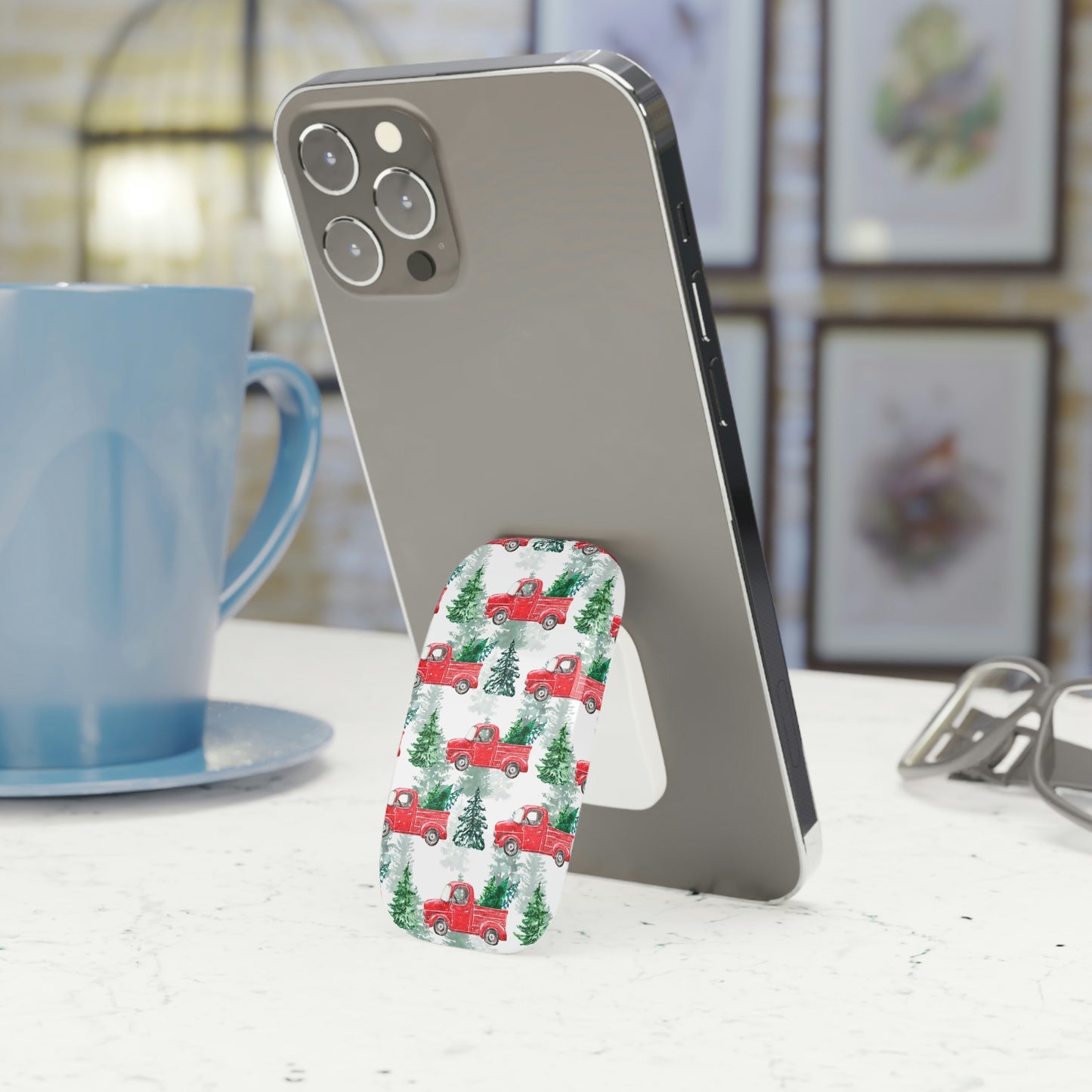 Christmas Tree Farm Phone Click-On Grip