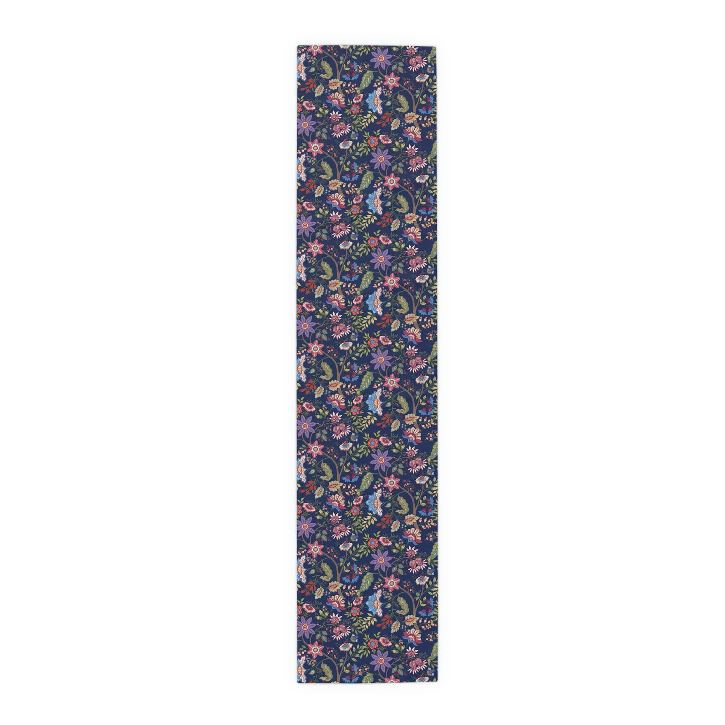 Jacobean Flowers Table Runner (Cotton, Poly)