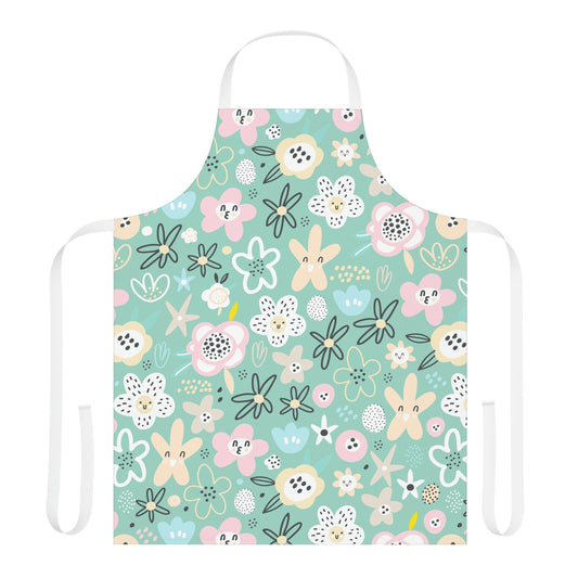 Abstract Flowers Apron