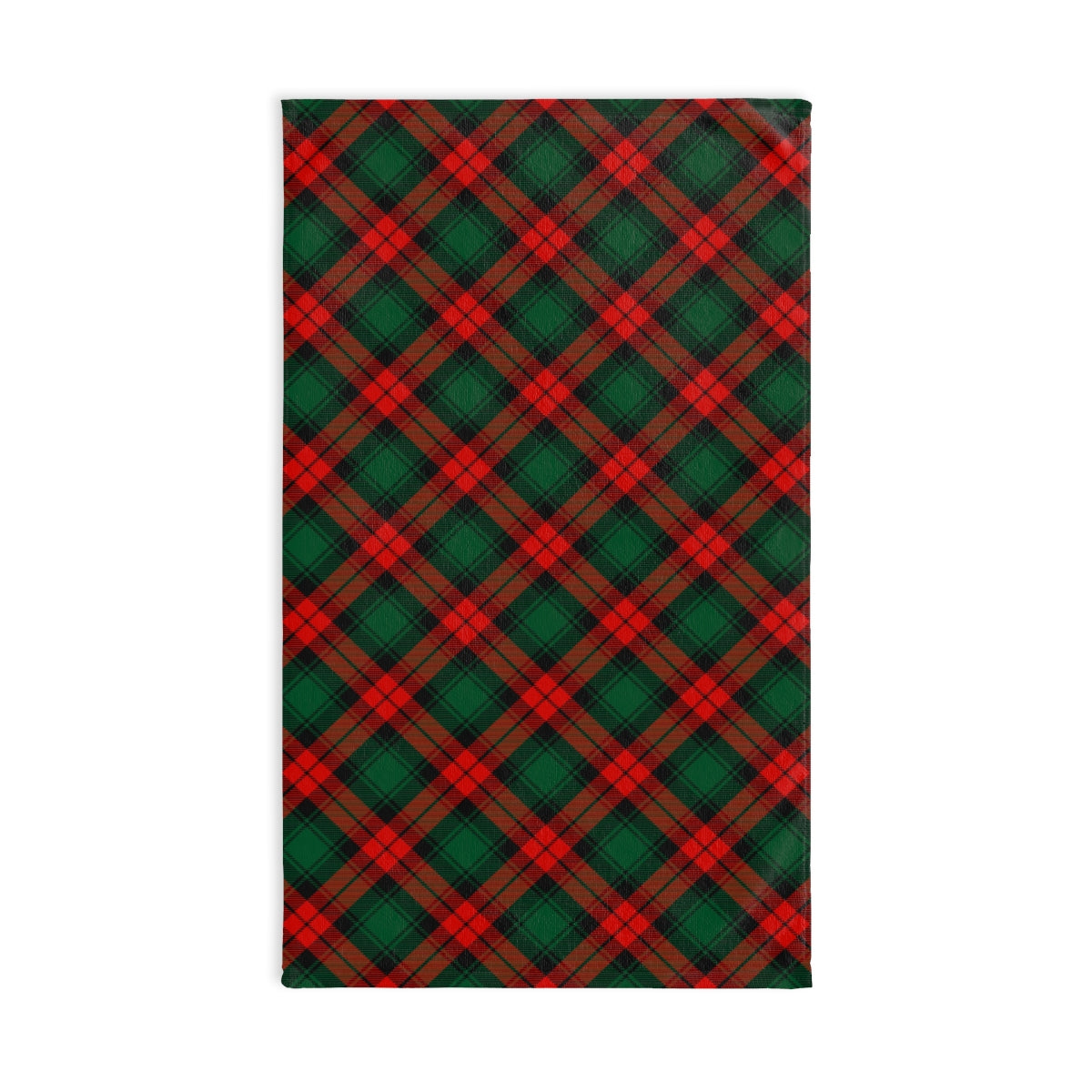 Red and Green Tartan Plaid Hand Towel
