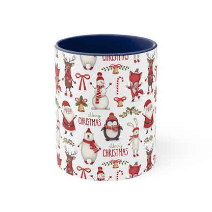 Christmas Santa Accent Coffee Mug, 11oz