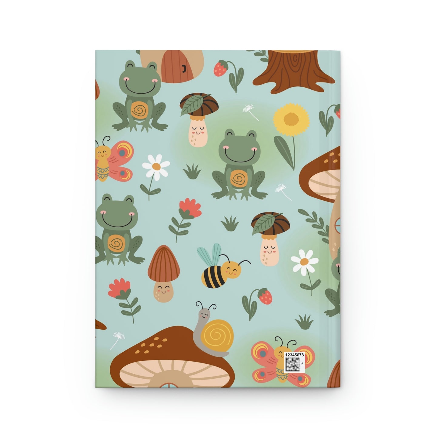Frogs and Mushrooms Hardcover Journal Matte