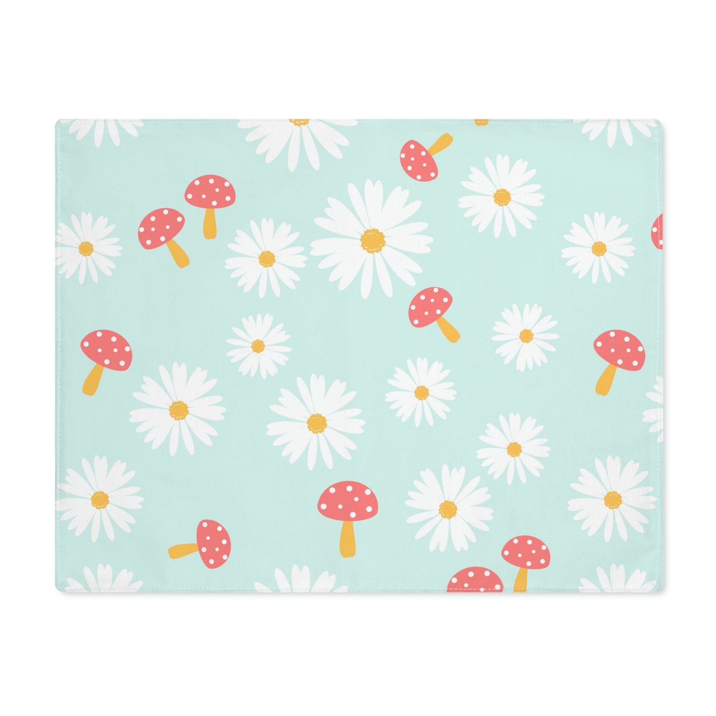 Daisies and Mushrooms Placemat, 1pc