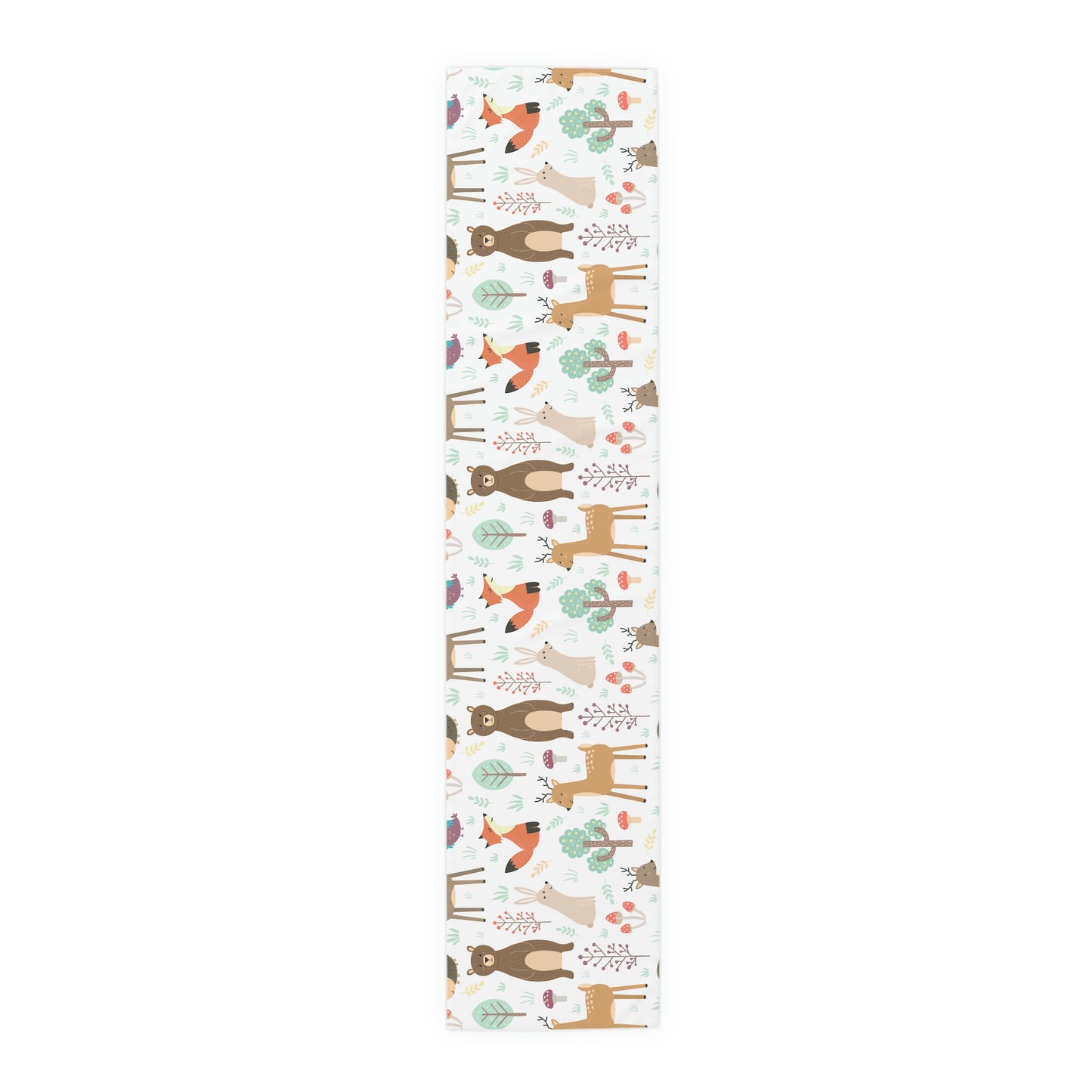 Forest Plants and Animals Table Runner (Cotton, Poly)