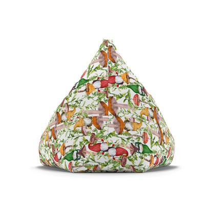 Gnomes and Mushrooms Bean Bag Chair Cover