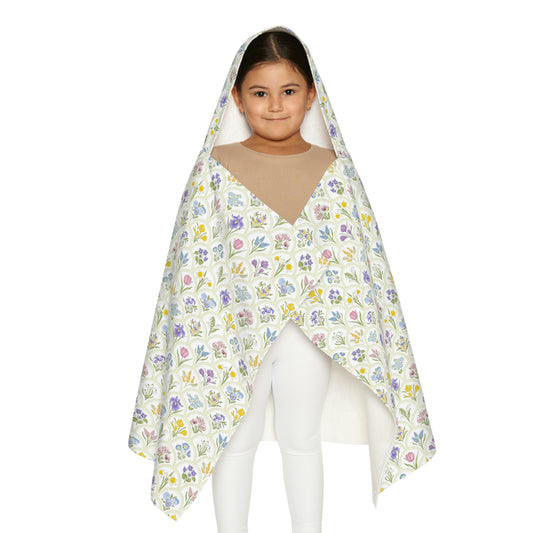 Spring Garden Youth Hooded Towel