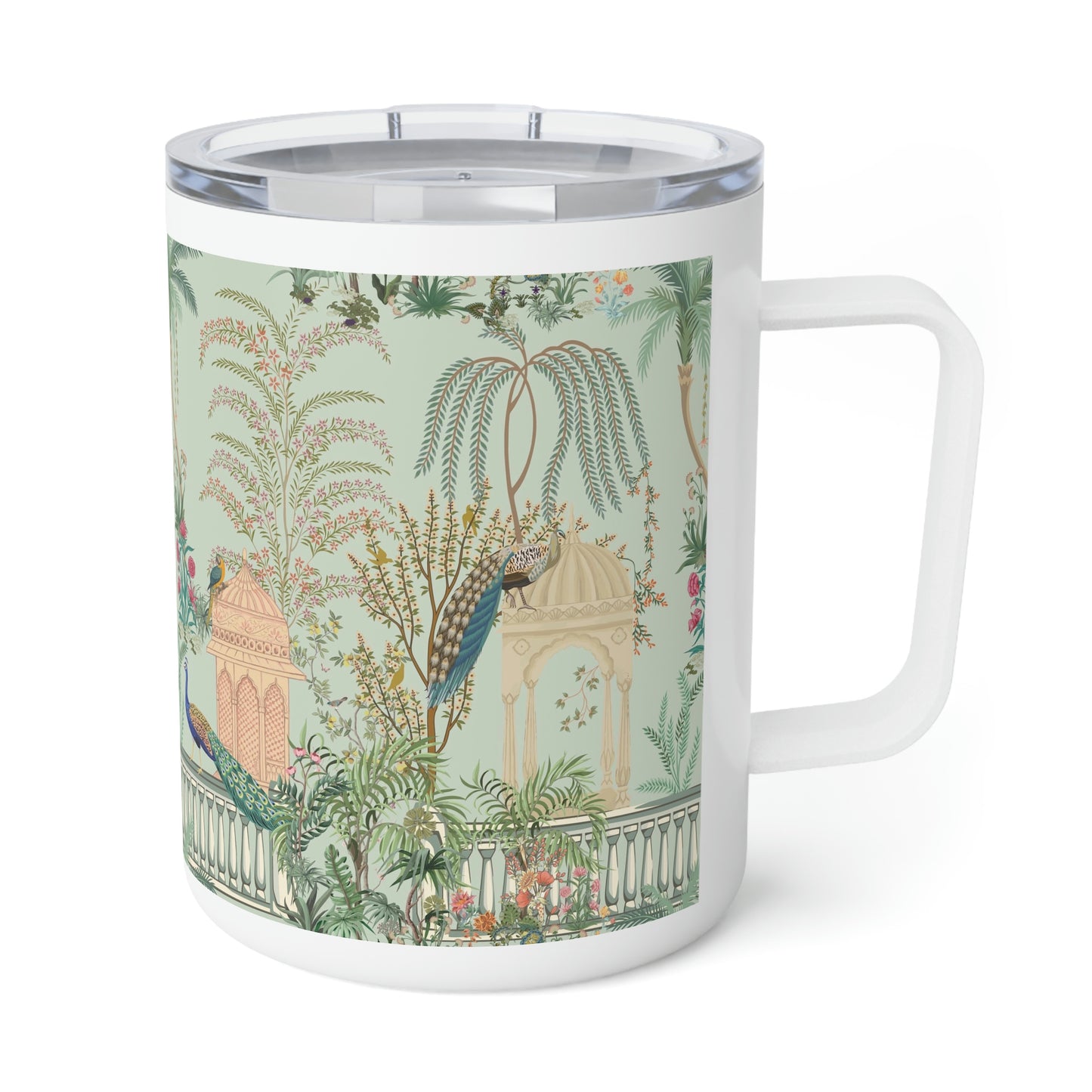 Lovely Peacocks Insulated Coffee Mug, 10oz