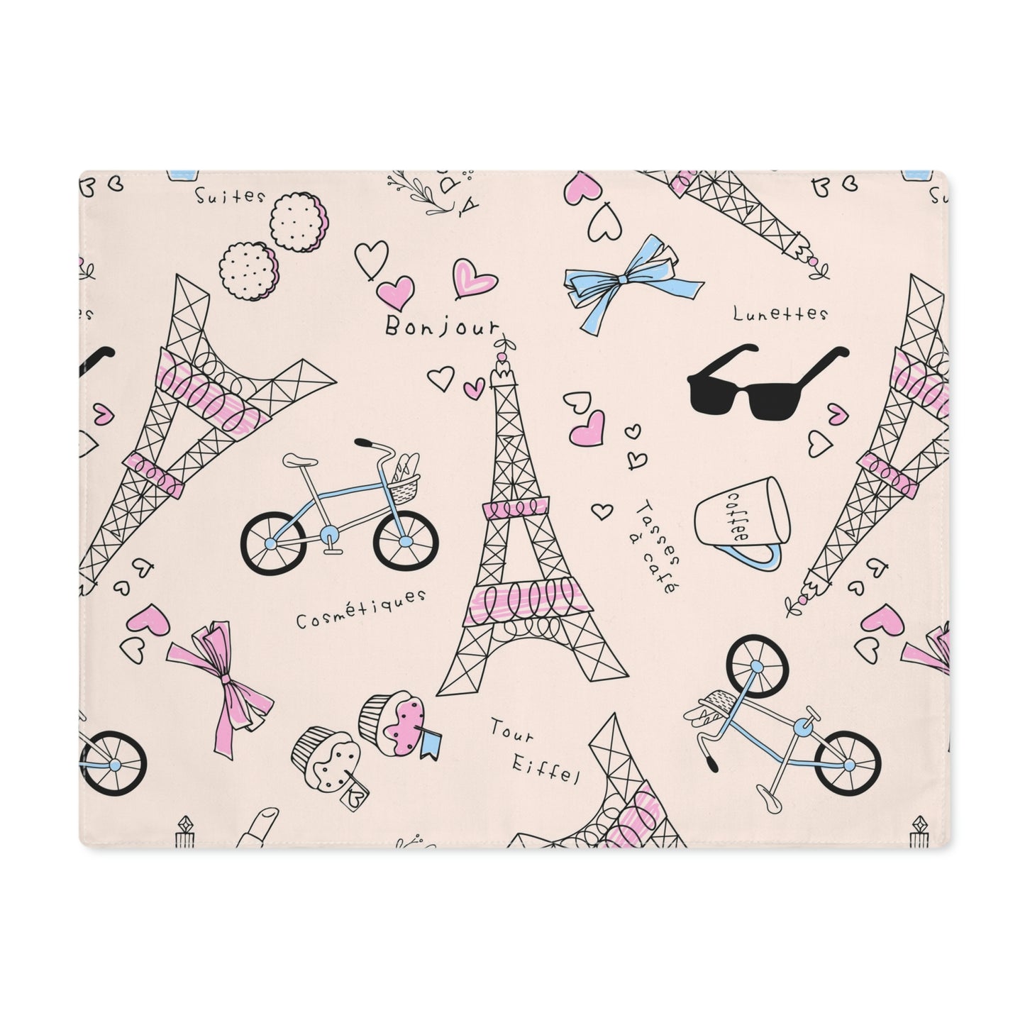 Eiffel Tower Placemat, 1pc