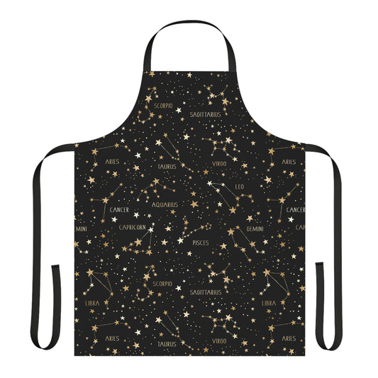 Stars and Zodiac Signs Apron