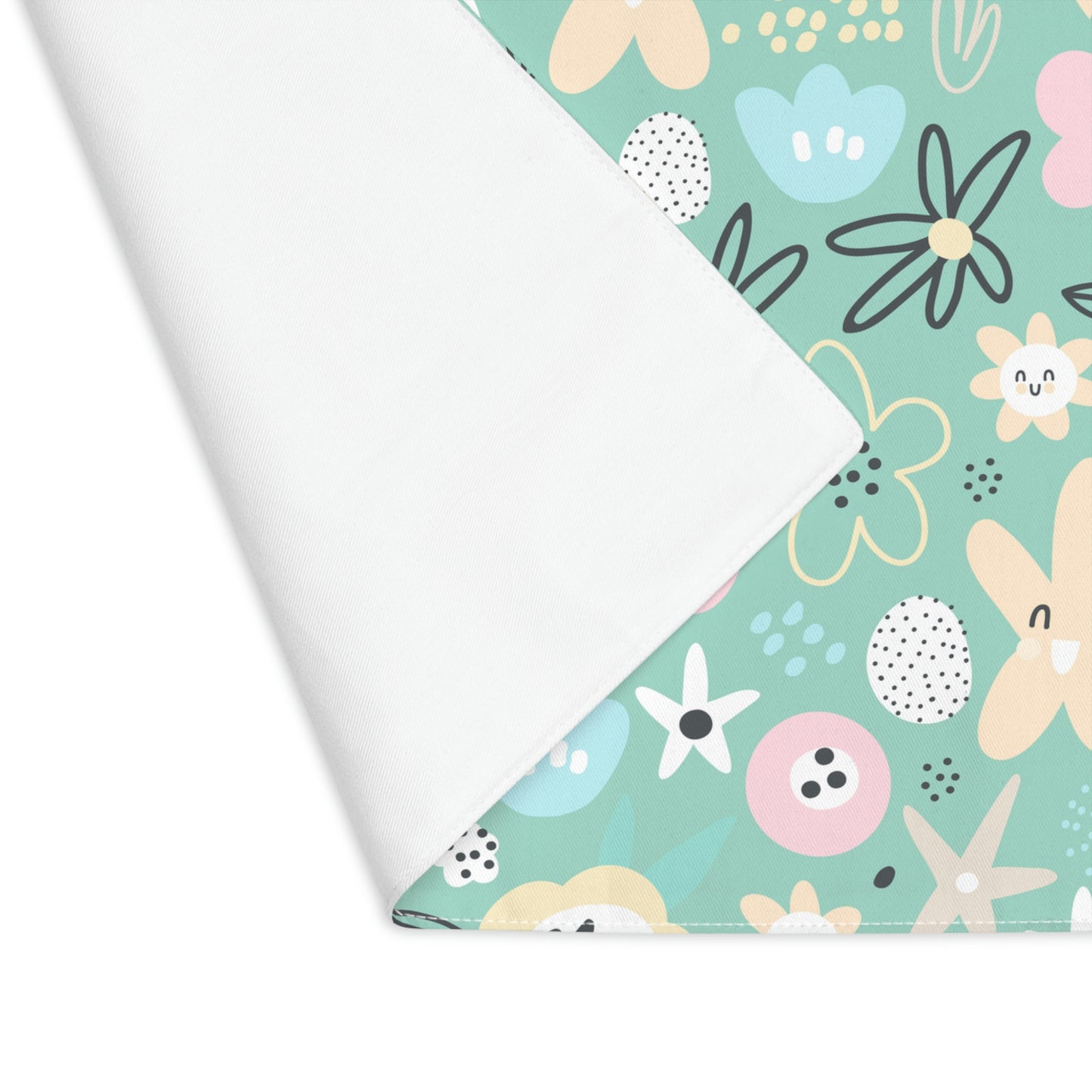 Abstract Flowers Placemat, 1pc