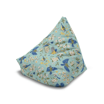Chinoiserie Birds and Flowers Bean Bag Chair Cover
