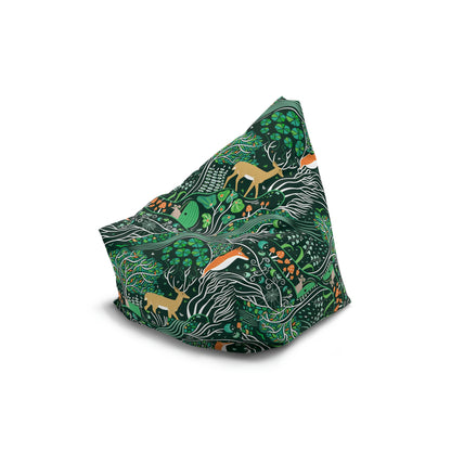 Emerald Forest Bean Bag Chair Cover