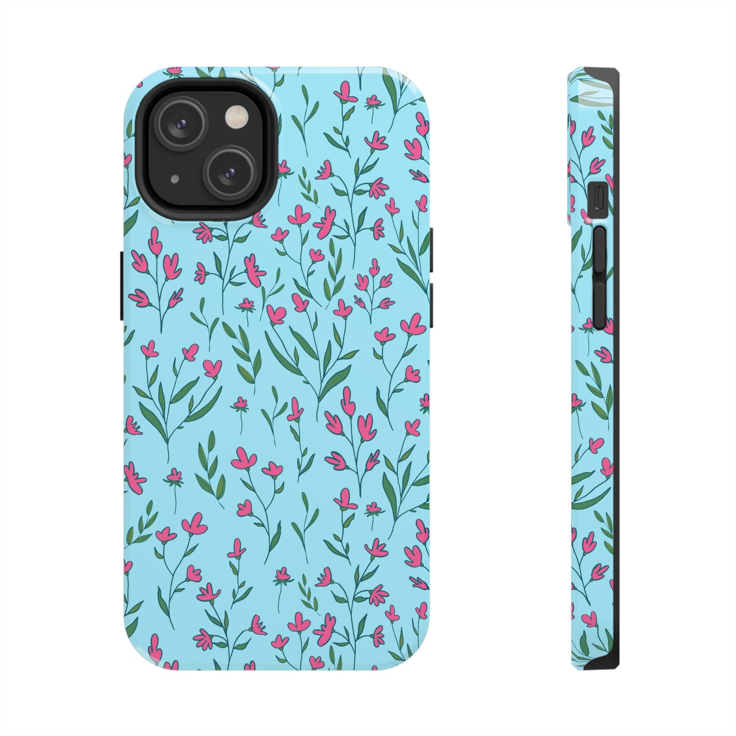 Bright Pink Flowers Phone Case