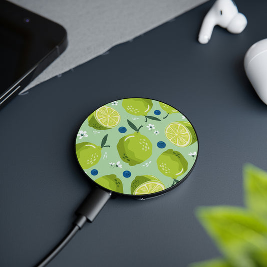 Limes and Blueberries Magnetic Induction Charger