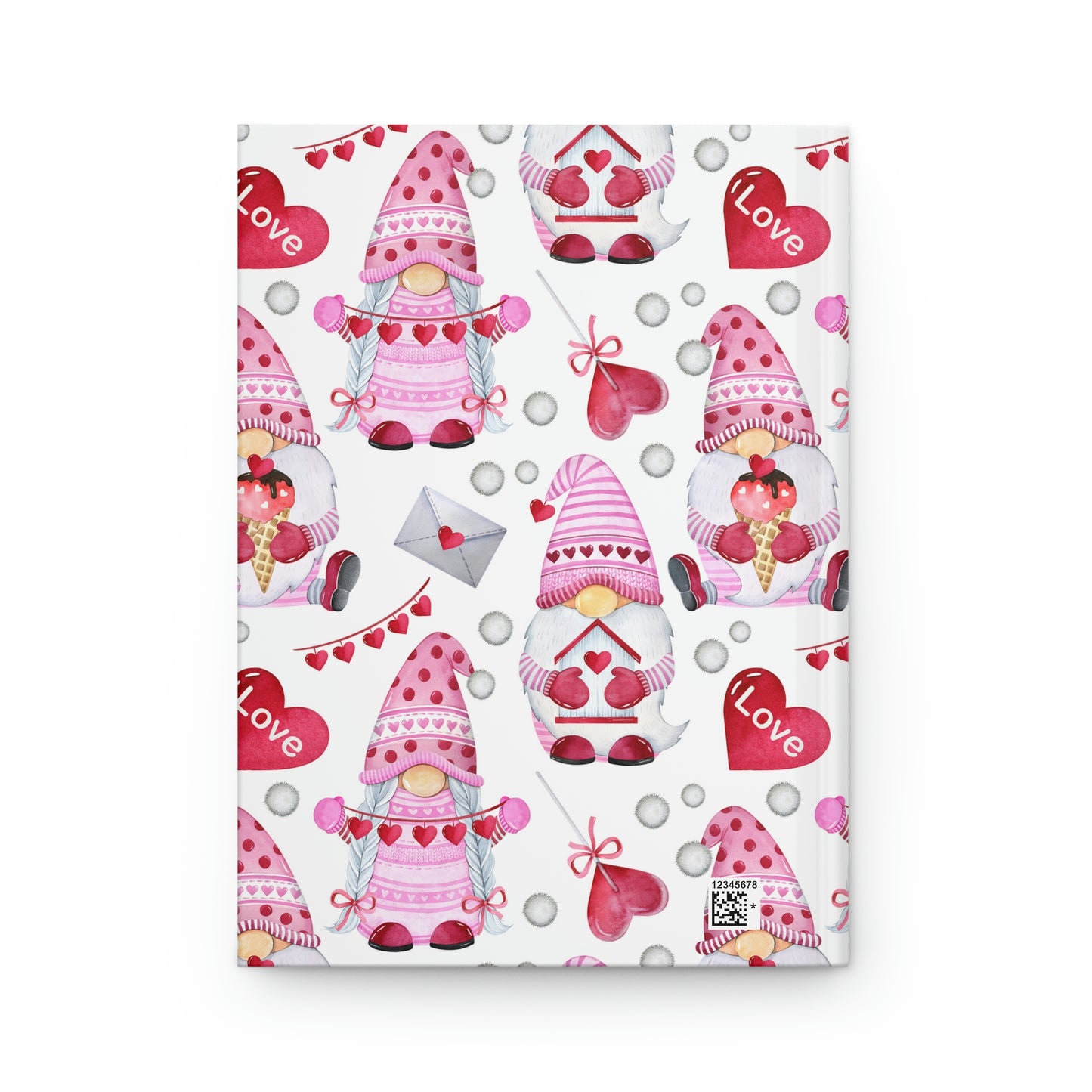 Gnomes and Hearts Hardcover Journal Matte
