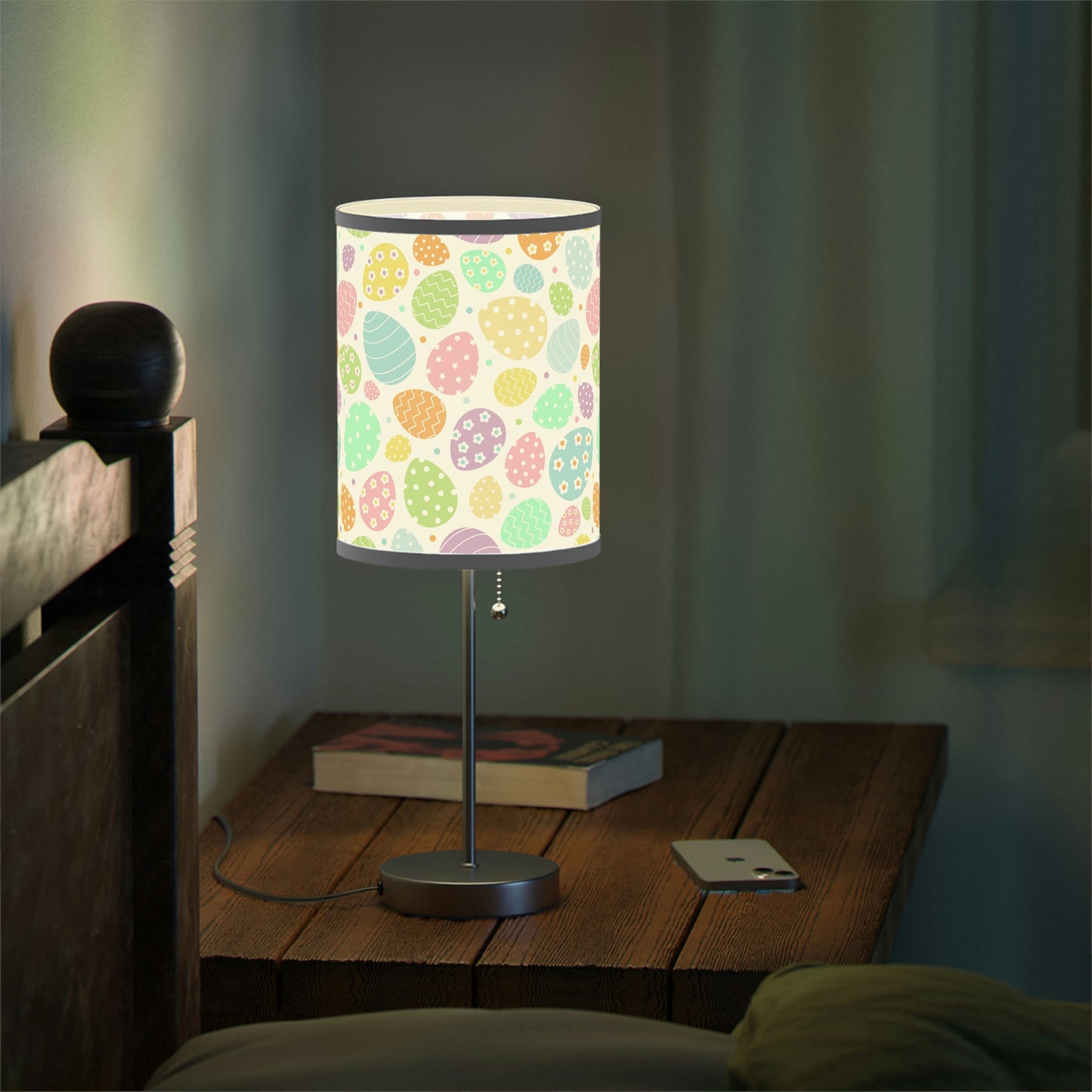 Colorful Easter Eggs Table Lamp