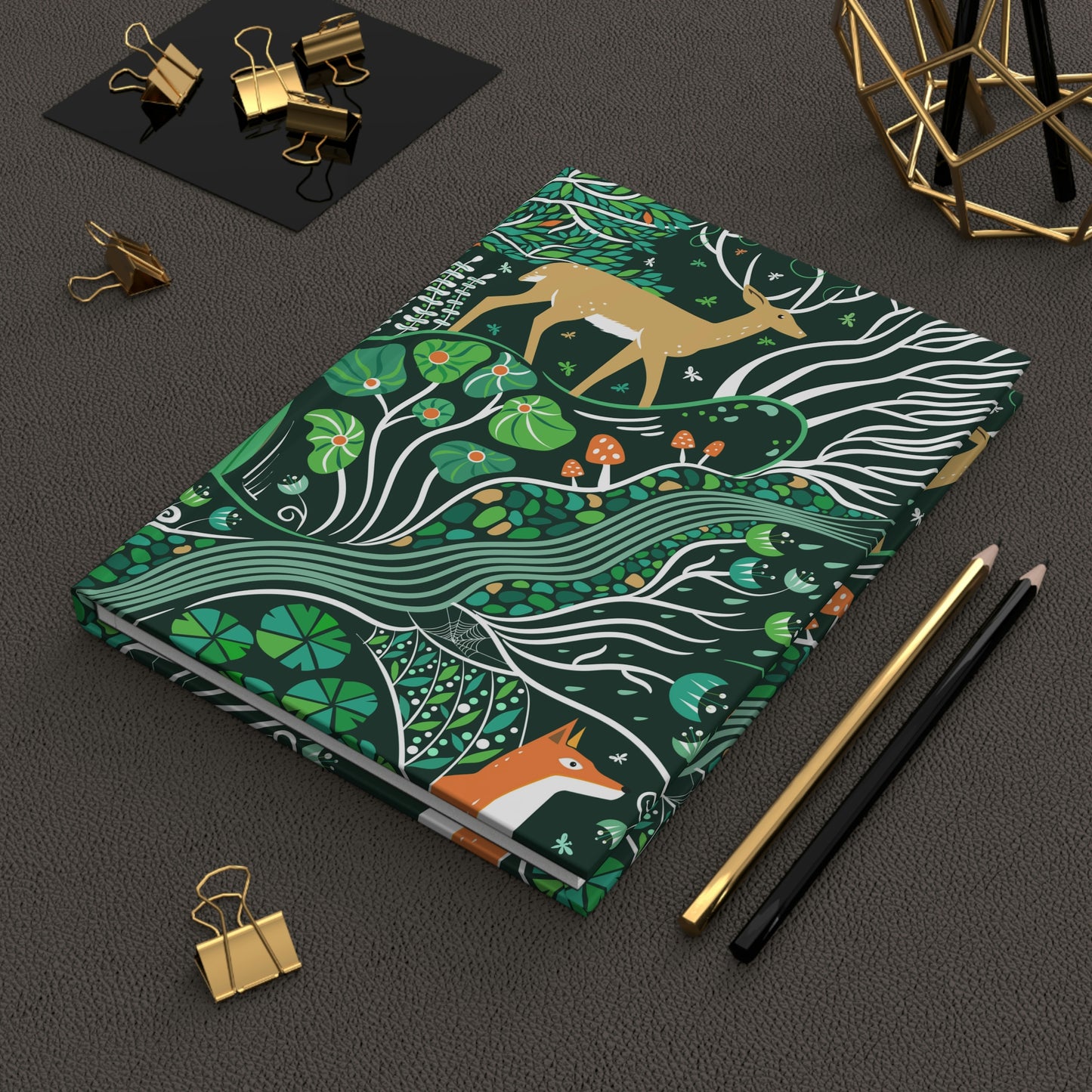 Emerald Forest Hardcover Journal Matte