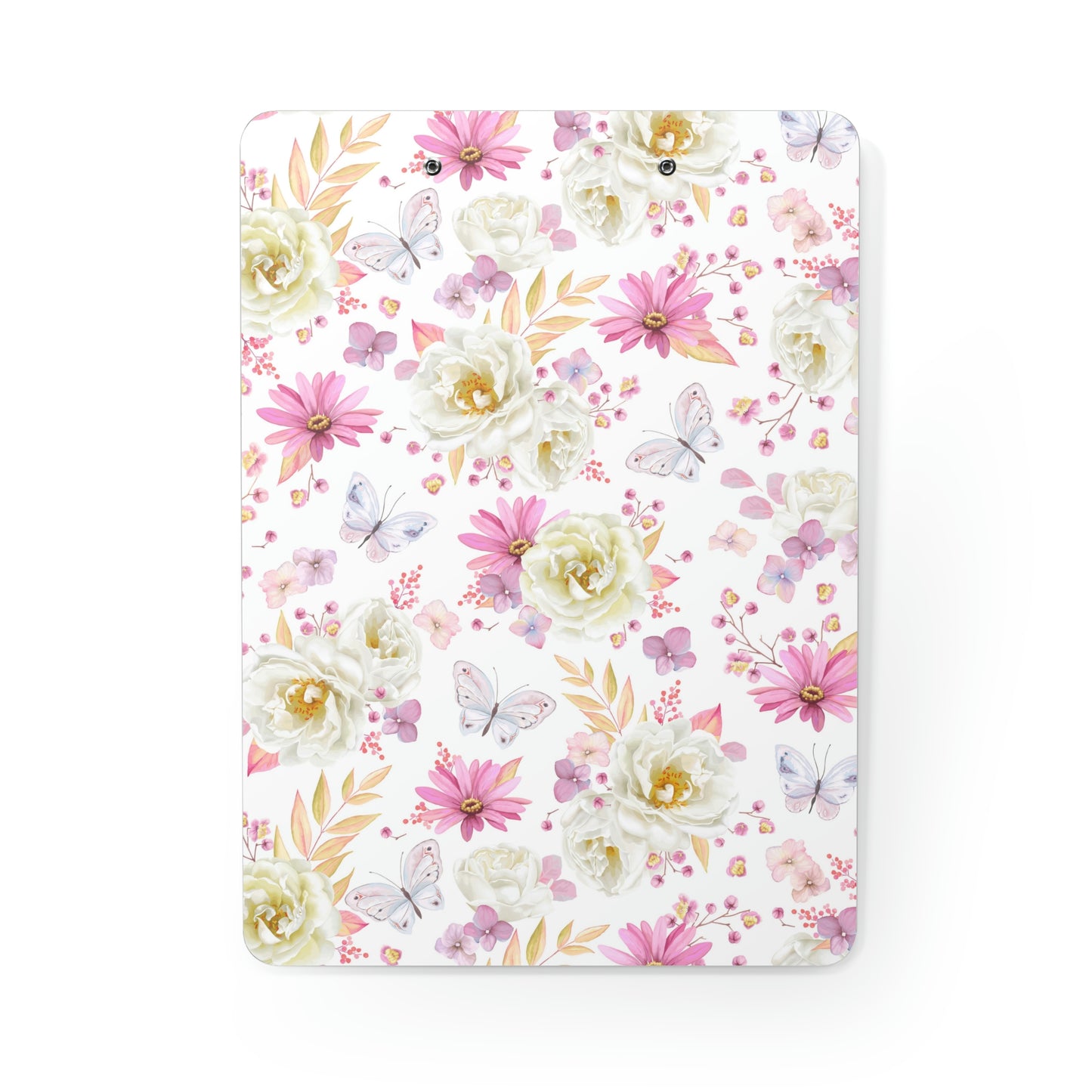 Spring Butterflies and Roses Clipboard