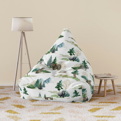 Wild Forest Animals Bean Bag Chair Cover