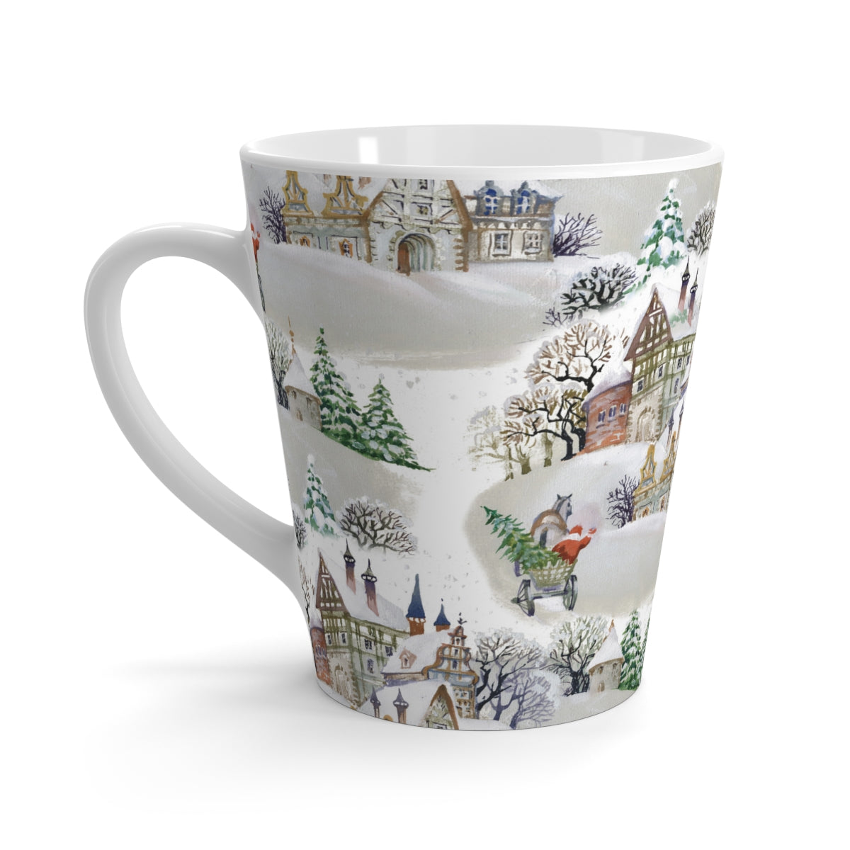 Winter Village Latte Mug