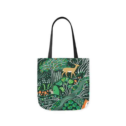 Emerald Forest Polyester Canvas Tote Bag