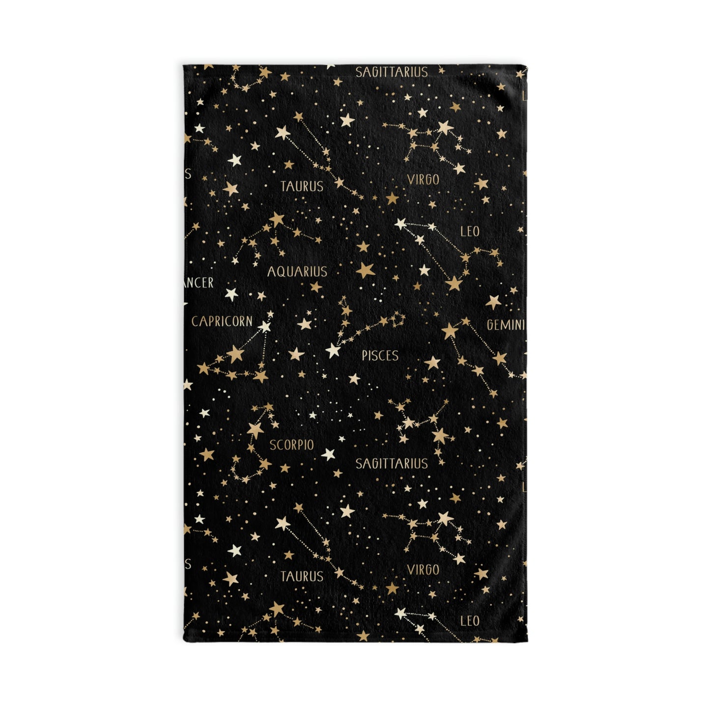 Stars and Zodiac Signs Hand Towel