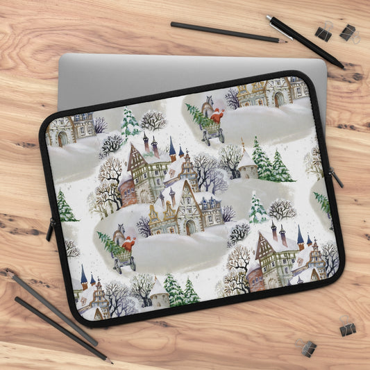 Winter Village Laptop Sleeve