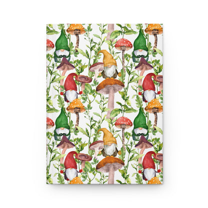 Gnomes and Mushrooms Hardcover Journal Matte