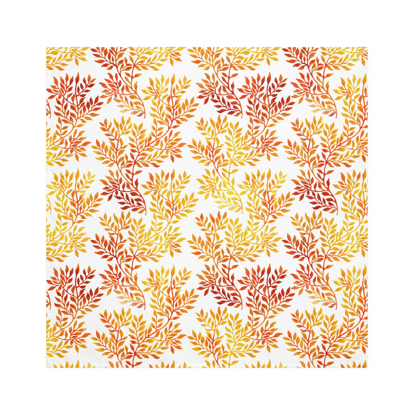 Fall Red and Orange Leaves Napkins Set of 4